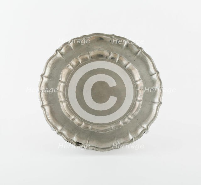 Plate, Austria, c. 1745. Creator: Anton Singer.