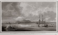 Malaspina Expedition, drawing of the river of Manila.