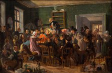 Scene from an auction, 1835. Creator: Marstrand, Wilhelm Nicolai (1810-1873).