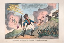 Horrid Visions of Nappy Napp'd at Last, August 23, 1808., August 23, 1808. Creator: Thomas Rowlandson.