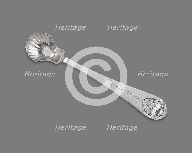 Salt Spoon, 1805/15.  Creator: John Samuel Krause.
