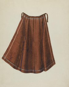 Shaker Work Apron, c. 1936. Creator: Lucille Chabot.