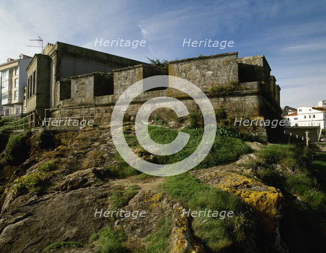 Saint Charles Castle, Fisterra (Finisterre), La Coruña province, Galicia, Spain, (2000). Creator: LTL.