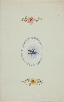 Untitled Valentine (Silver Dove), c. 1850. Creator: George Kershaw.