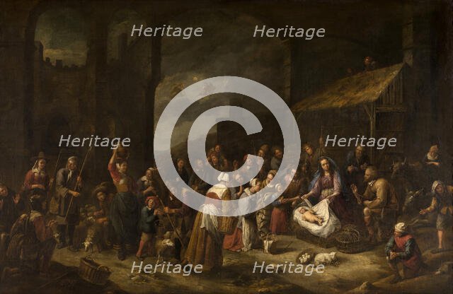 The Adoration of the Shepherds. Creator: Gillis van Tilborgh the Younger.