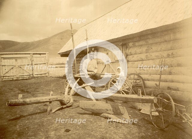 Saban. Wooden and Metal Ploughs, 1909. Creator: Nikolai Georgievich Katanaev.