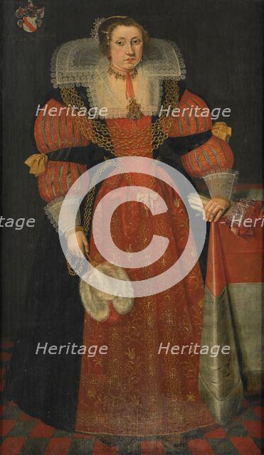 Portrait of Sophia de Vervou (c.1613-71), 1630. Creator: L. F. Woutersin.