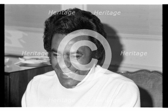 Johnny Mathis, London, 1975.   Artist: Brian O'Connor.