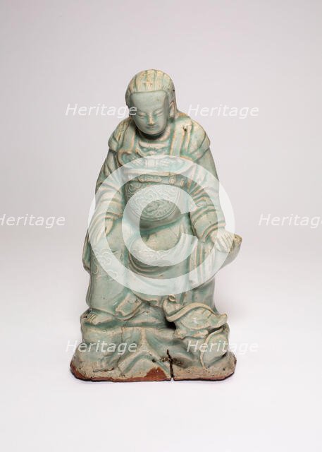 Figure of Daoist God Zhenwu (Perfected Warrior), Ming or Qing dynasty, 15th/18th century. Creator: Unknown.