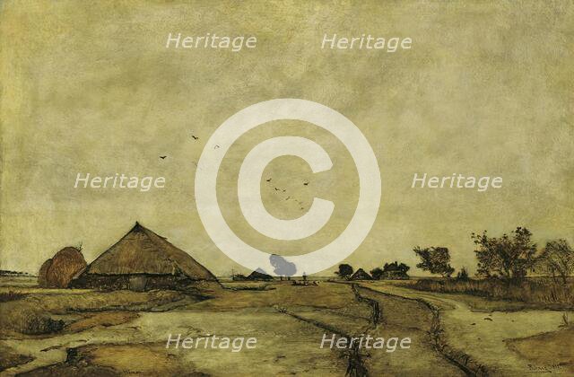 Dutch Landscape, 1877. Creator: Rudolf Ribarz.