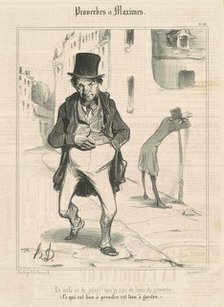 En voila un de jobard! ..., 19th century. Creator: Honore Daumier.
