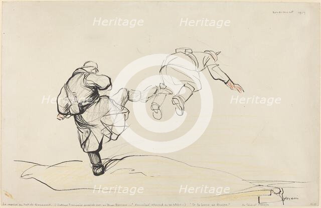 The Taking of Fort Douaumont, probably 1916. Creator: Jean Louis Forain.