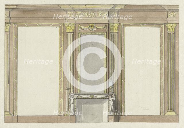 Design for wall painting, c.1752-c.1819. Creator: Juriaan Andriessen.