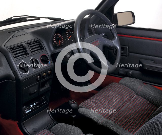 1987 Peugeot 205 GTI 1.6. Artist: Unknown.