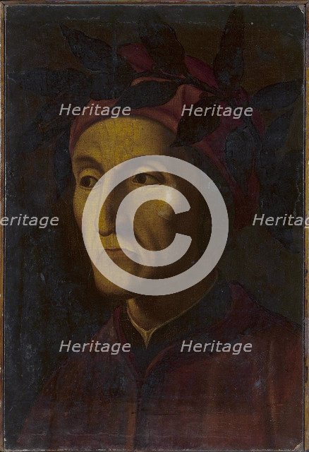 Portrait of Dante Alighieri (1265-1321), 16th century. Artist: Anonymous  