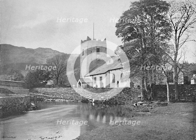 'Grasmere Church', c1896. Artist: Green Brothers.