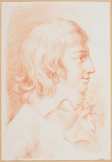 Portrait of Louis Antoine de Saint-Just (1767-1794), ca 1792. Creator: Anonymous.