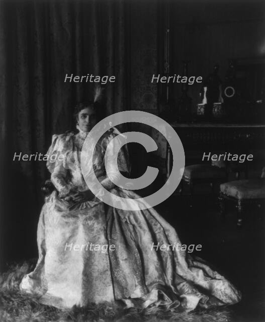 Ida (Saxton) McKinley, 1847-1907, 1897. Creator: Frances Benjamin Johnston.