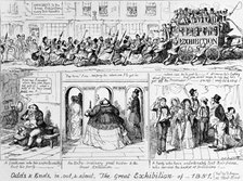 The Great Exhibition of 1851 at Hyde Park, London.  Artist: George Cruikshank