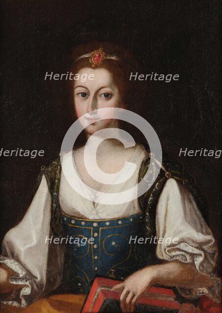 Portrait of Infanta Isabel Luísa Josefa of Portugal (1669-1690). Creator: Óbidos, Josefa de (1630-1684).