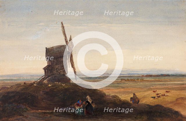 A Windmill, c1830s. Creator: David Cox the Elder.