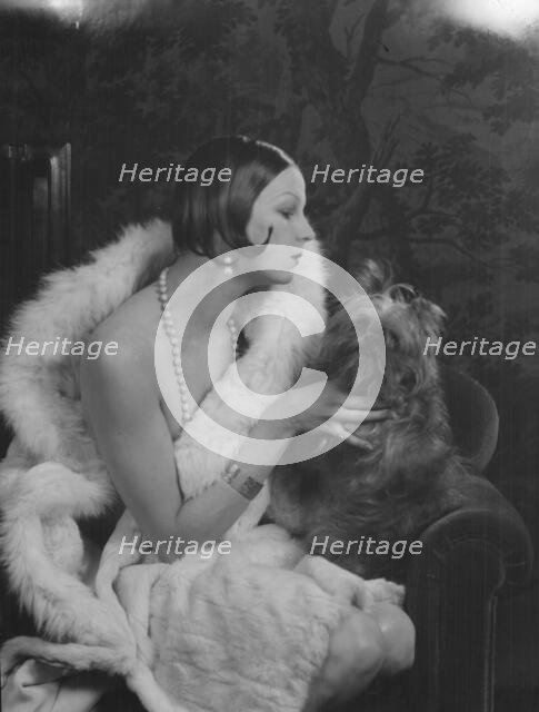 Carise, Erna, Mme.,  portrait photograph, 1928 Creator: Arnold Genthe.