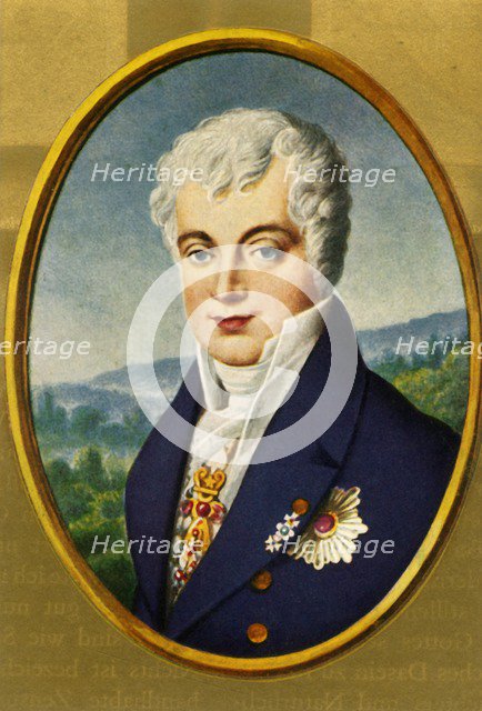 'Klemens Lothar Wenzel Fürst von Metternich', (1933) Creator: Unknown.