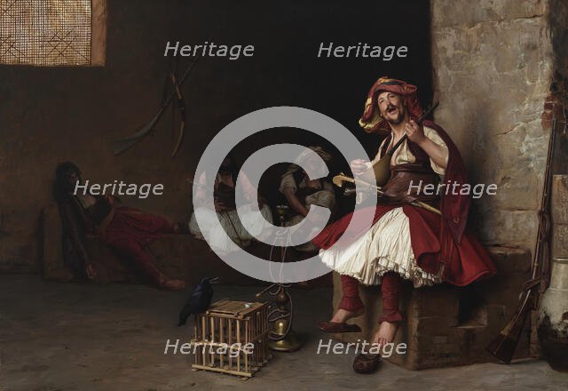 Bashi-Bazouk Singing, 1868. Creator: Jean-Leon Gerome.