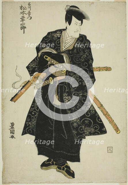 The actor Matsumoto Koshiro V as Ishikawa Goemon in the play "Sanmon Gosan no Ki..., 1810. Creator: Utagawa Toyokuni I.