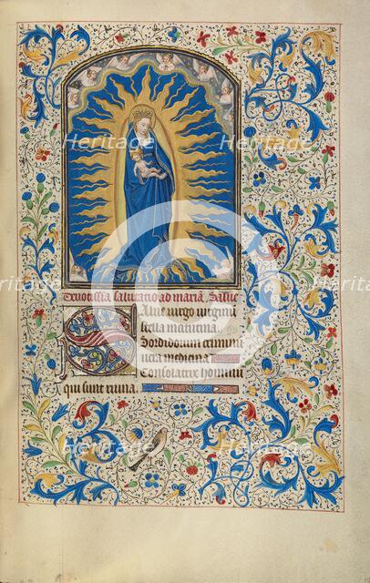 The Virgin and Child; Arenberg Hours, early 1460s. Creator: Willem Vrelant.