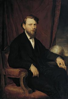 The doctor Professor Moriz Benedikt, 1876. Creator: Hans Canon.
