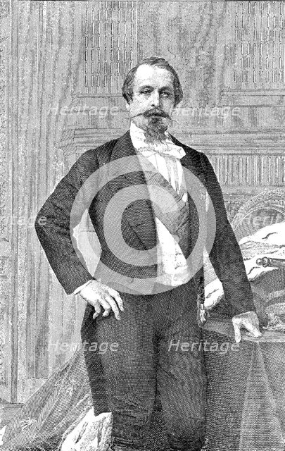 Portrait of Emperor Napoleon III of France (1808-1873). Artist: Anonymous  