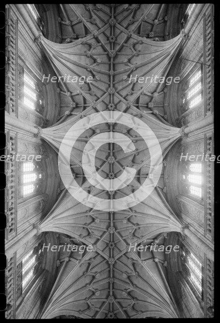 Winchester Cathedral, Winchester, Hampshire, c1955-c1980. Creator: Ursula Clark.