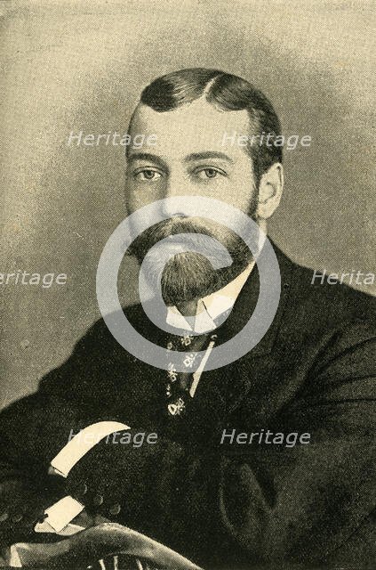 'H.R.H. Prince George of Wales, K.G., Duke of York', c1897. Creator: Hughes & Mullins.