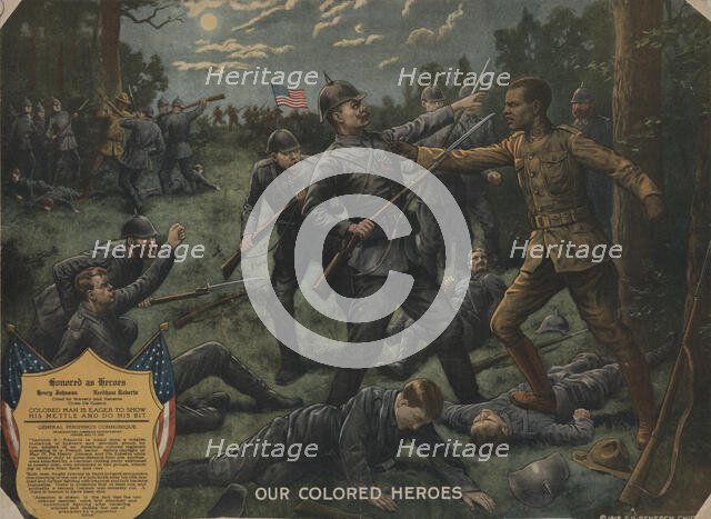 Our Colored Heroes Our Colored Heroes, c1918. Creator: Unknown.