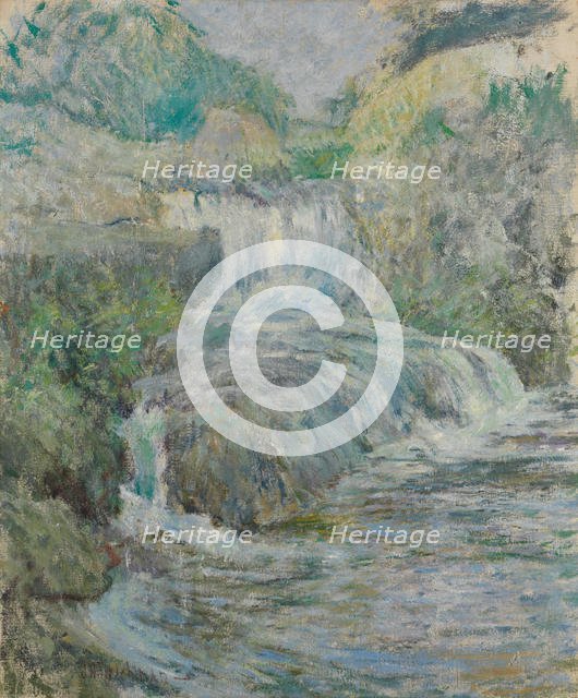 Waterfall, ca. 1889-91. Creator: John Henry Twachtman.