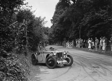 JA Bastock's MG PA, winner of a silver award at the MCC Torquay Rally, July 1937. Artist: Bill Brunell.