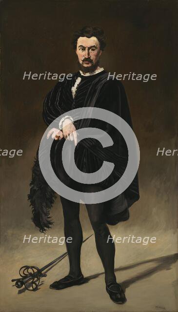 The Tragic Actor (Rouvière as Hamlet), 1866. Creator: Edouard Manet.