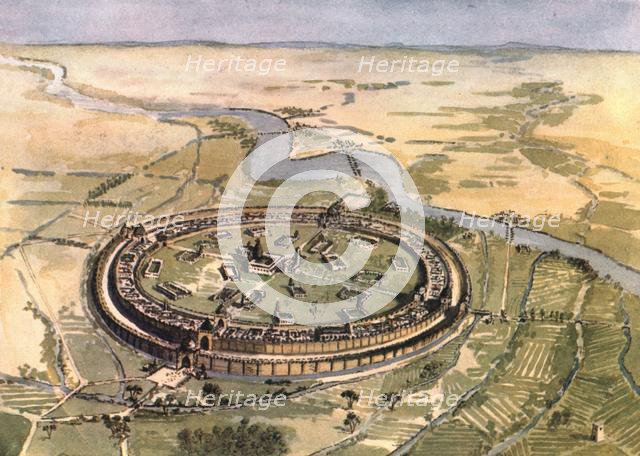 'Baghdad in the Days of Mansur', 1915. Creator: Edmund Sandars.