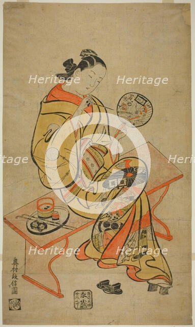 Solving a Puzzle, n.d. Creator: Okumura Masanobu.