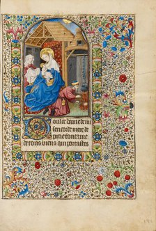 The Holy Family; Book of Hours, about 1440-1450. Creator: Workshop of the Bedford Master.