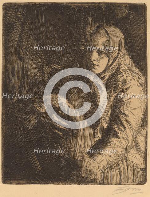 Madonna, 1900. Creator: Anders Leonard Zorn.