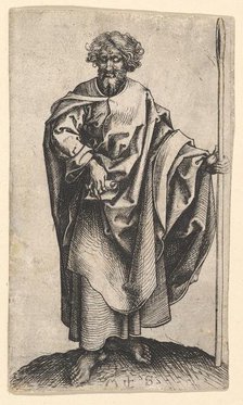 St. Thomas, ca. 1435-1491. Creator: Martin Schongauer.