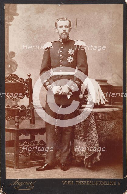 Rudolf, Crown Prince of Austria (1858-1889), ca 1885. Creator: Angerer, Victor (1839-1894).