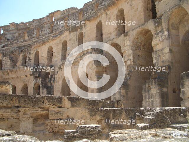 Amphitheatre of El Jem, Tunisia, 2009. Creator: Amanda Waite.