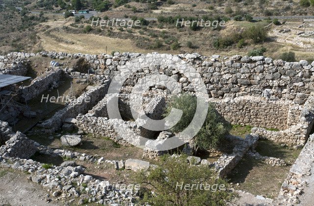 Ramp House, Mycenae, Greece.  Artist: Samuel Magal