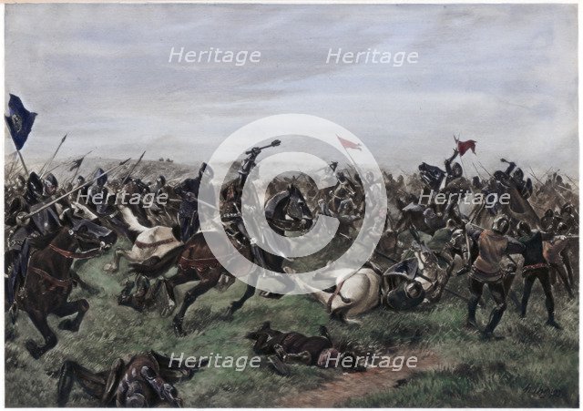 'Battle of Agincourt', 25 October 1415. Creator: Unknown.