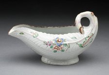 Sauceboat, Worcester, c. 1755. Creator: Royal Worcester.