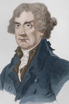 Thomas Jefferson, (1743-1826), third president of the US, (1801-1809)..., 1837 (1850).  Creator: Emile Louis Vernier.
