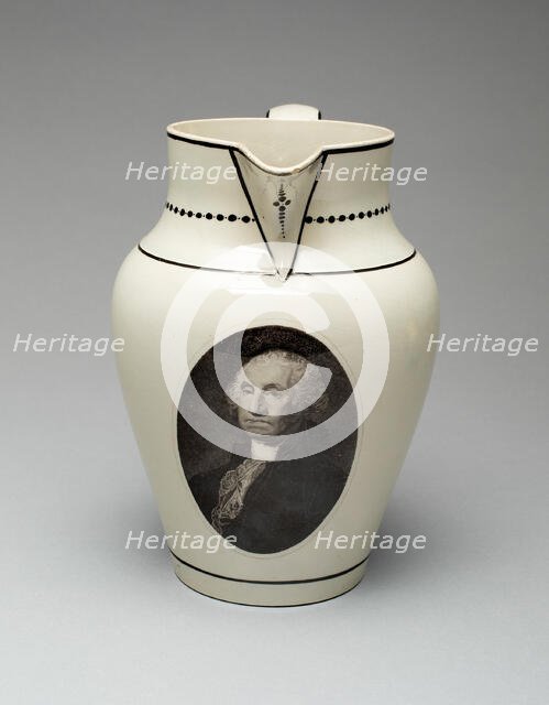 Jug, 1800/10. Creator: Herculaneum Pottery.